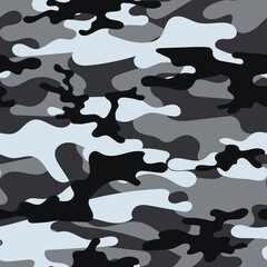 grey modern military vector camouflage print, seamless pattern for clothing headband or print. camouflage from pols	