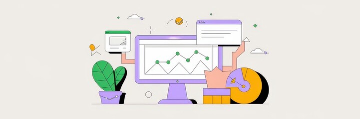 Clean Minimalist Marketing Banner with Typography