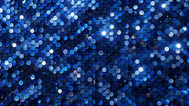 Blue sequin sparkle background