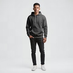 Fototapeta premium Blank hoodie mockup