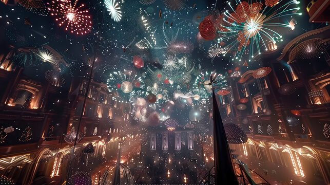 A VR countdown event where users from around the world come together in a virtual space, counting down to the new year in real time - Powered by Adobe