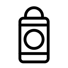 Bathroom deodorant roller - clean and modern bathroom icon