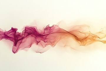 Fototapeta premium Soft gradient of diluted ink with natural watercolor like transitions and light, wispy edges