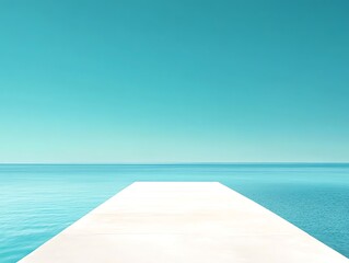 Obraz premium Minimalistic landscape, magical fantasy elements, serene everyday simplicity, captivating long shot view