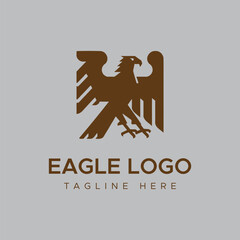 eagle bird vector logo design concept 