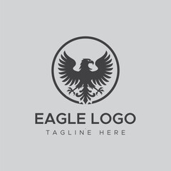 eagle bird vector logo design concept 