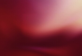 Abstract grainy background with a gradient from dark red to pale pink.