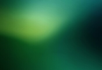 A blurry green and blue gradient background with a grainy texture.