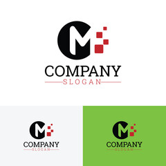 m letter logo for your company,  m creative  logo design 