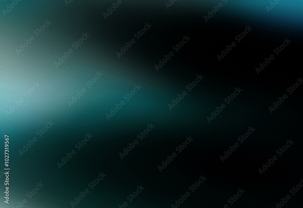 Poster abstract dark teal gradient background with grainy texture.