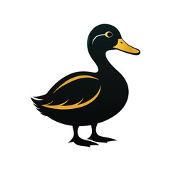 Duck logo sihlouette 