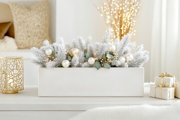 Merry Christmas and Happy New Year holiday background