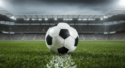 Soccer Ball on the Field