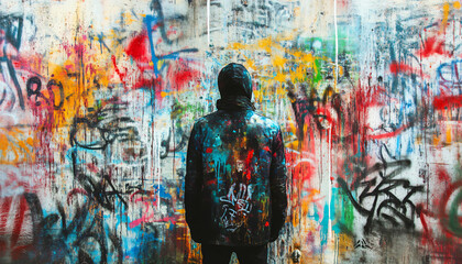 graffiti on the wall