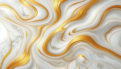 Fototapeta premium white gold marble texture background with smooth transition,generative ai