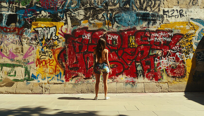 Obraz premium graffiti on the wall