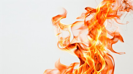 fire flames background isolated