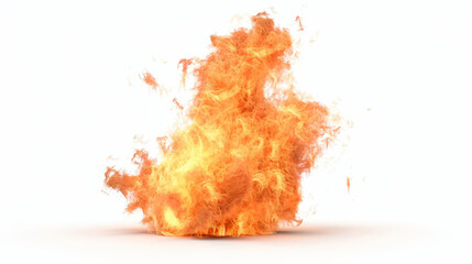 fire flames background isolated