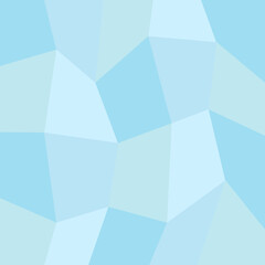 正方形の背景　多面体　水色