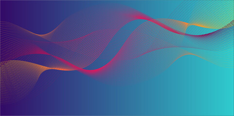 Abstract wave element for design. Digital frequency. Elegant abstract smooth swoosh speed gray wave modern stream. art background. Vector illustration. Wave with lines created using blend.