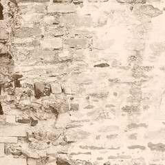 Old grunge antique texture. With different color patterns: yellow (beige); brown; gray