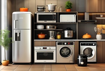 Fototapeta premium home appliances