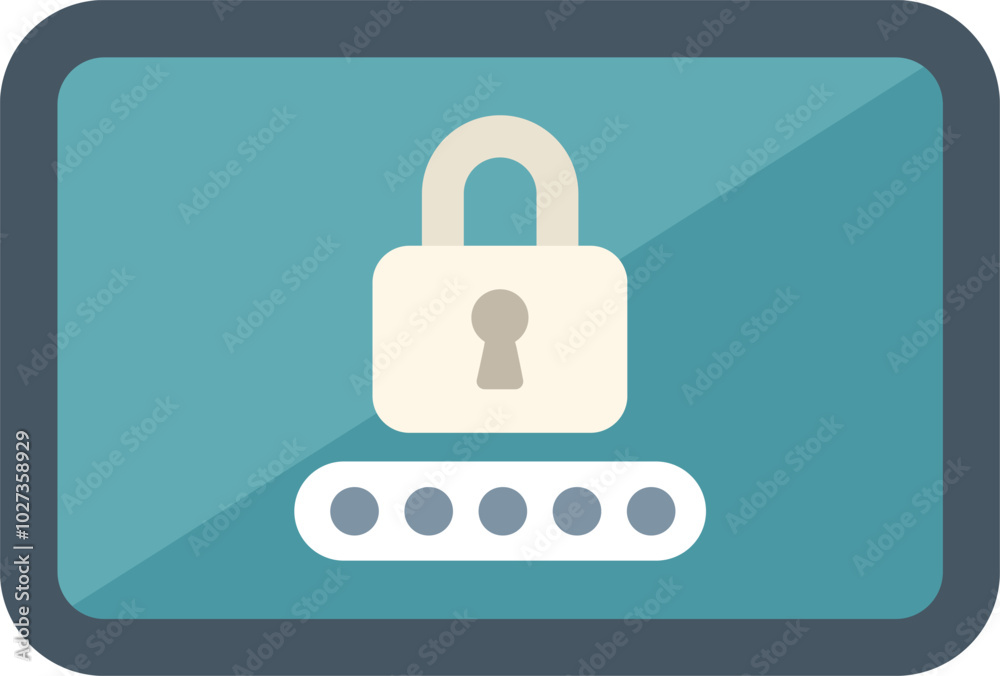 Poster login screen is requesting password authentication to access a computer, network, or online service
