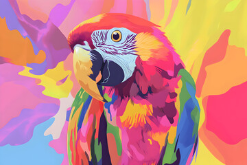 Obraz premium blue and yellow macaw