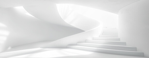 Airy Staircase in Modern Minimalism