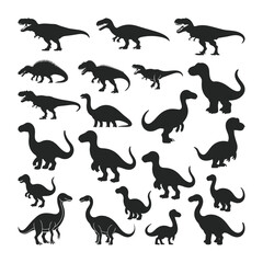 Dinosaur SVG, T-Rex Vector file for Cricut, Dinosaur Silhouette, Dinosaurs Bundle clipart, Stegosaurus svg, Brachiosaurus, Triceratops  © Bashar