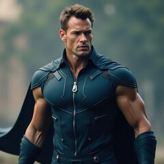 men wear superhero cloth