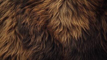 Fototapeta premium Close-up of Brown Animal Fur with a Smooth Texture