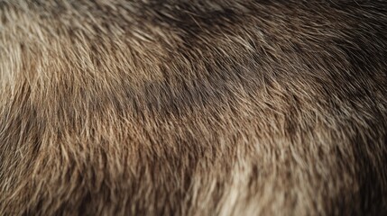 Close-up of Brown and Black Fur Texture