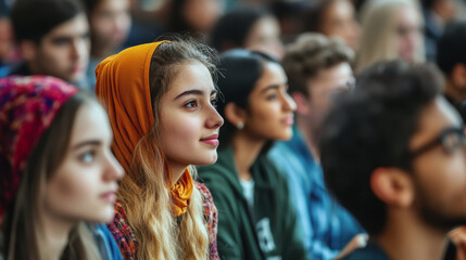 Fototapeta premium International Students' Day. the younger generation. students