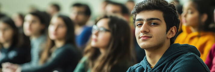 Fototapeta premium International Students' Day. the younger generation. students