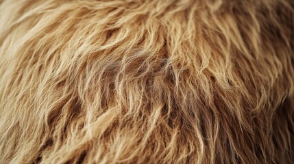 Fototapeta premium Close-up Texture of Light Brown Fur