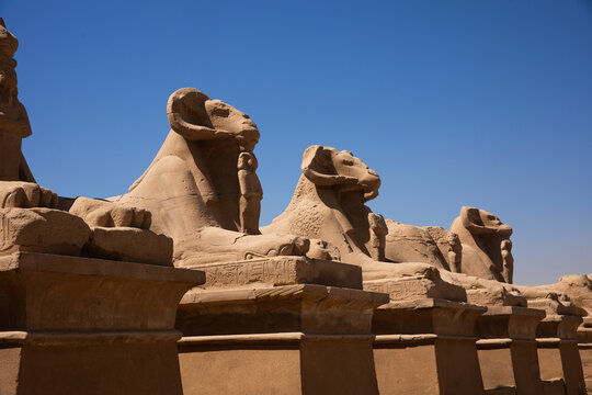 Karnak świątynia, Karnak, Luxor, Egypt.