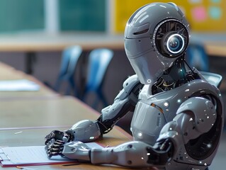 Robotic Teaching Assistant Managing Classroom of the Future