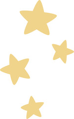 Hand drawn stars
