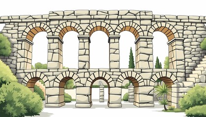 Fototapeta premium Marble Aqueducts in Provence