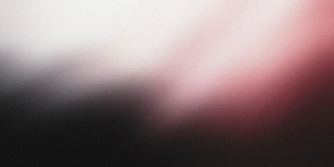 Gradient background with charcoal black and pastel pink tones, featuring refined radial gradients and a delicate, airy blur, noise texture effect