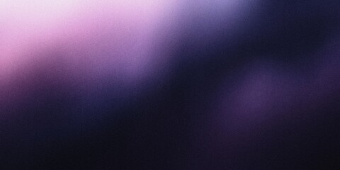 Obraz premium Gradient background with coal black and pale lavender tones, featuring flowing radial gradients and a delicate, dreamy blur , noise texture effect