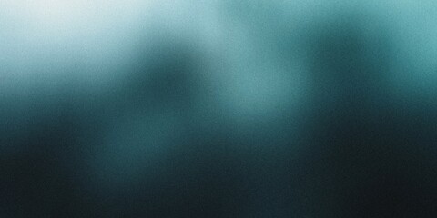 Gradient background with coal black and pale teal tones, featuring gentle radial gradients and a subtle, misty blur, noise texture effect