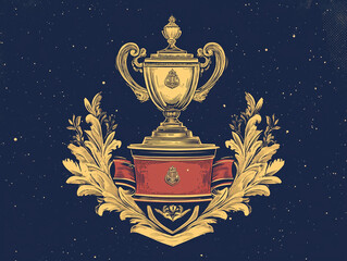 Regal Award Ceremony Invitation with Space for Honorees: Celebrate Achievements with Elegance