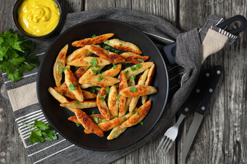 Schupfnudeln, German potato noodles in a skillet