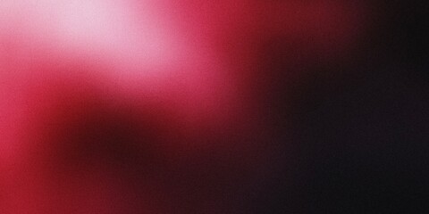 Gradient background with deep black and soft crimson tones, with smooth radial gradients and a delicate, airy blur, noise texture effect