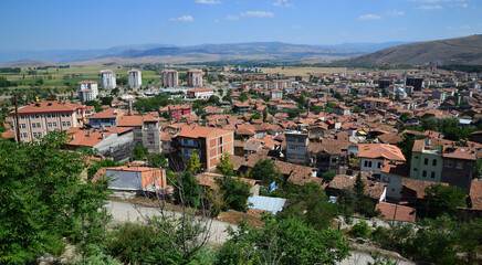 Obraz premium Zile is a city located in the north of Turkey. It is famous for its old houses, mosques and castle. 