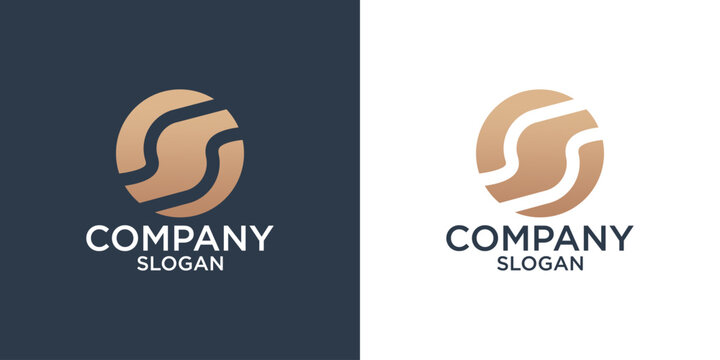 collection of letter s abstract monogram logo design vector