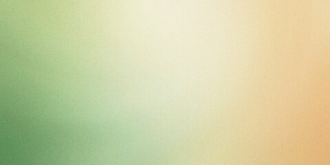 Obraz premium Gradient background with olive green and soft peach tones, with gentle radial gradients and a soft, ethereal blur, noise texture effect