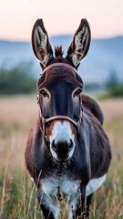 portrait of a donkey